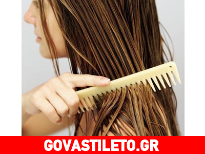 Αγοράστε μια ξύλινη χτένα για λαμπερά μαλλιά